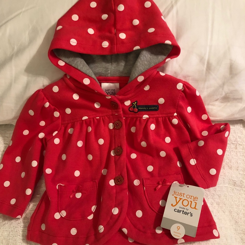 Carters new wig tags 9 months jacket